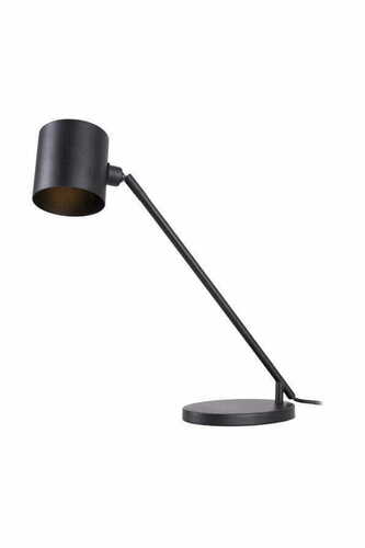 Prüfen Tischlampe Max Light Laxer T0051 schwarz Metall 35 cm