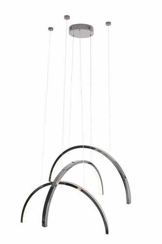 Prüfen Pendelleuchte Max Light Trio Arc P0508 3-flammig schwarzes Chrom 80 cm