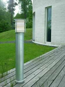 Lichtmast Stockholm 288 grau 85cm E27 Norlys small 7