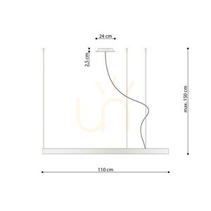 Kronleuchter RIO 110 golden LED 4000K Thoro small 9