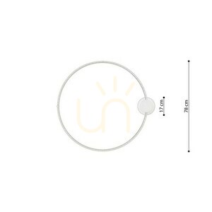 Deckenleuchte RIO 78 golden LED 4000K Thoro small 9