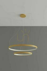 Kronleuchter RIO 2 55/78 golden LED 3000K Thoro small 1