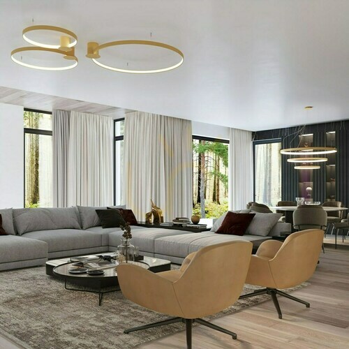 Prüfen Kronleuchter RIO 2 55/78 golden LED 3000K Thoro