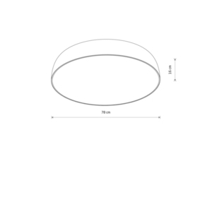 Deckenleuchte Nowodvorski SATELLITE 8022 weiß E27 10-flammig 78 cm small 1