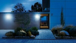 LED-Fluter 13,7W Steinel XLED home 2 mit Sensor weiß small 1