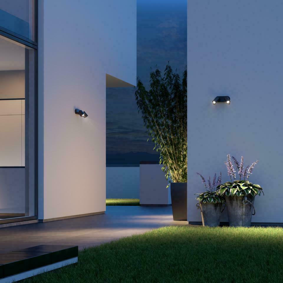 Vorschau Steinel Spot DUO 13,4W LED-Leuchte mit Sensor anthrazit Steinel Spot DUO 13,4W LED-Leuchte mit Sensor anthrazit