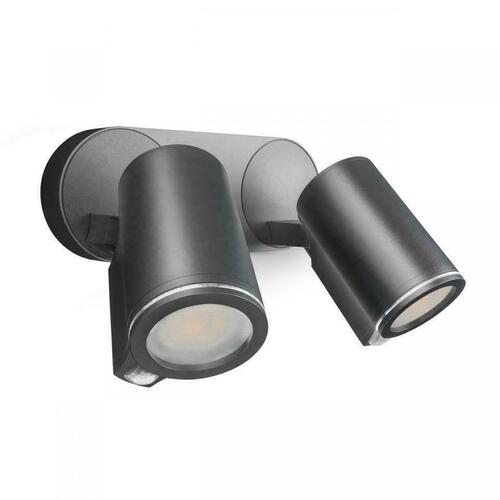 Prüfen Steinel Spot DUO 13,4W LED-Leuchte mit Sensor anthrazit