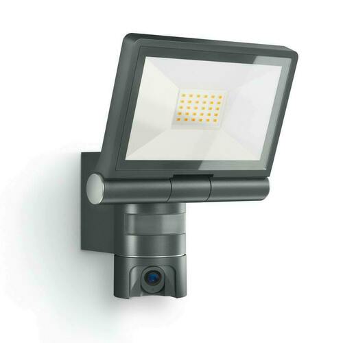 Prüfen 21W Steinel XLED CAM1 LED-Fluter mit Kamera anthrazit