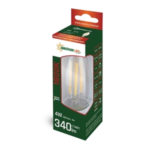 Led Kerze E14 230 V 4 W Cog 1800 K Clear Spectrum 1 Led Kerze E14 230 V 4 W Cog 1800 K Clear Spectrum small 1