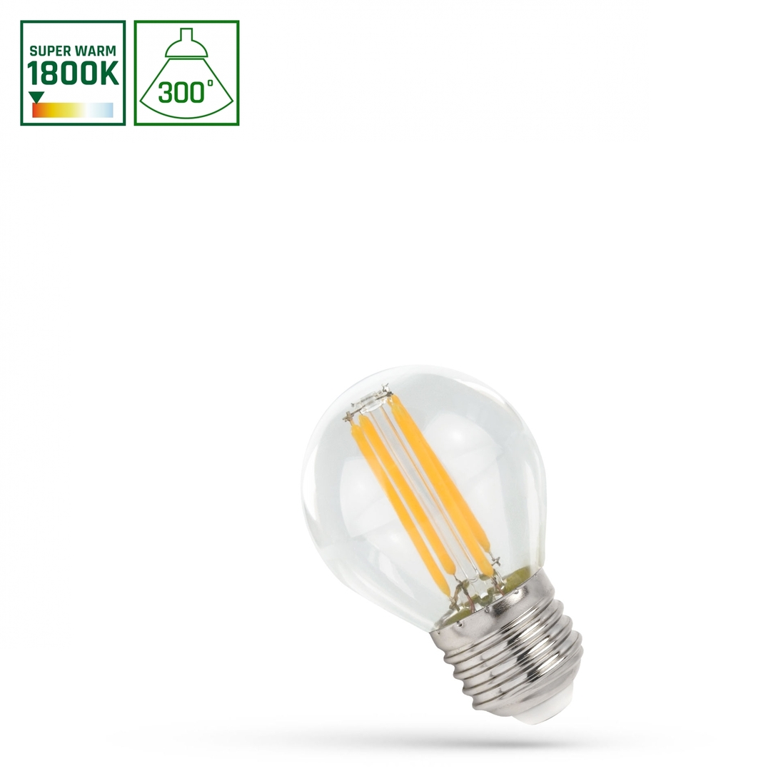 Prüfen Led Kugel E27 230 V 4 W Cog 1800 K Klares Spektrum Led Kugel E27 230 V 4 W Cog 1800 K Klares Spektrum