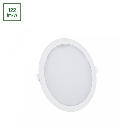Prüfen Algine Eco 2w1 Anbaudownlight 18 W Nw 230 V 110st Ip20 Ik06 223x35mm Weiß Rund