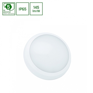 Nymphea City Pro 2 24/30 W Cct 230 V 120st Ip65 Ik08 Fi320x80mm Weiß Rund 5 Jahre Garantie. small 0