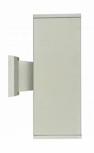 Außenwandleuchte SU-MA Adela 8001 AL Silber 2x60W Glas Aluminium Modern small 1