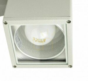 Außenwandleuchte SU-MA Adela 8001 AL Silber 2x60W Glas Aluminium Modern small 2