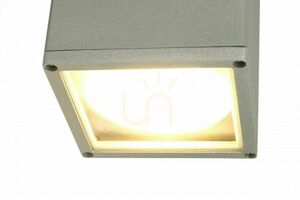 Außenwandleuchte SU-MA Adela 8001 AL Silber 2x60W Glas Aluminium Modern small 3