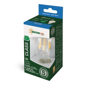 Led Gls E27 230 V 6.8 W Cog A Klasse Cw Clear Spectrum 5 Jahre Garantie small 1