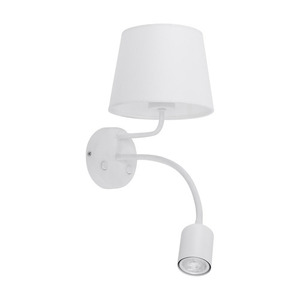 Maja Weiß Wandleuchte 2 Pł E27 + GU10 small 0