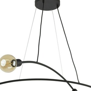 Helix Schwarz Pendelleuchte 4 Pł small 1