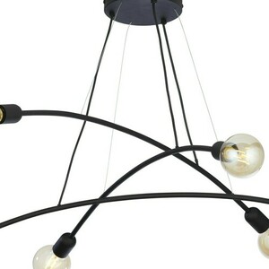 Helix Schwarz Pendelleuchte 6 Pł small 2