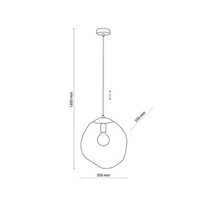 Sol Amber Pendelleuchte 1 Pł small 9