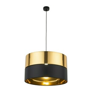 Hilton Schwarz/Gold Pendelleuchte 1 Pł small 4
