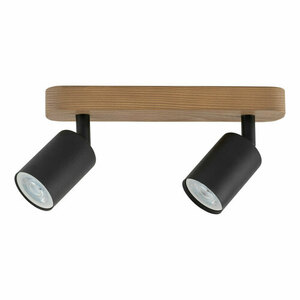 Top Holz Schwarz Deckenleuchte 2 Pł small 1