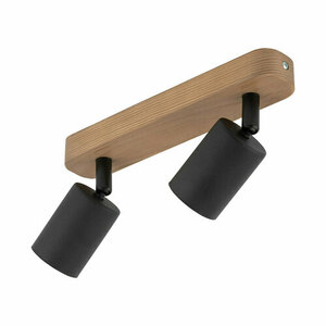 Top Holz Schwarz Deckenleuchte 2 Pł small 2