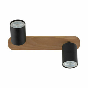 Top Holz Schwarz Deckenleuchte 2 Pł small 5