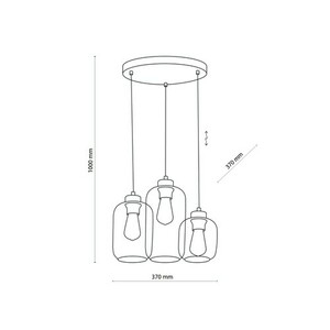 Marco Green 3-Plt Circle Pendelleuchte small 3