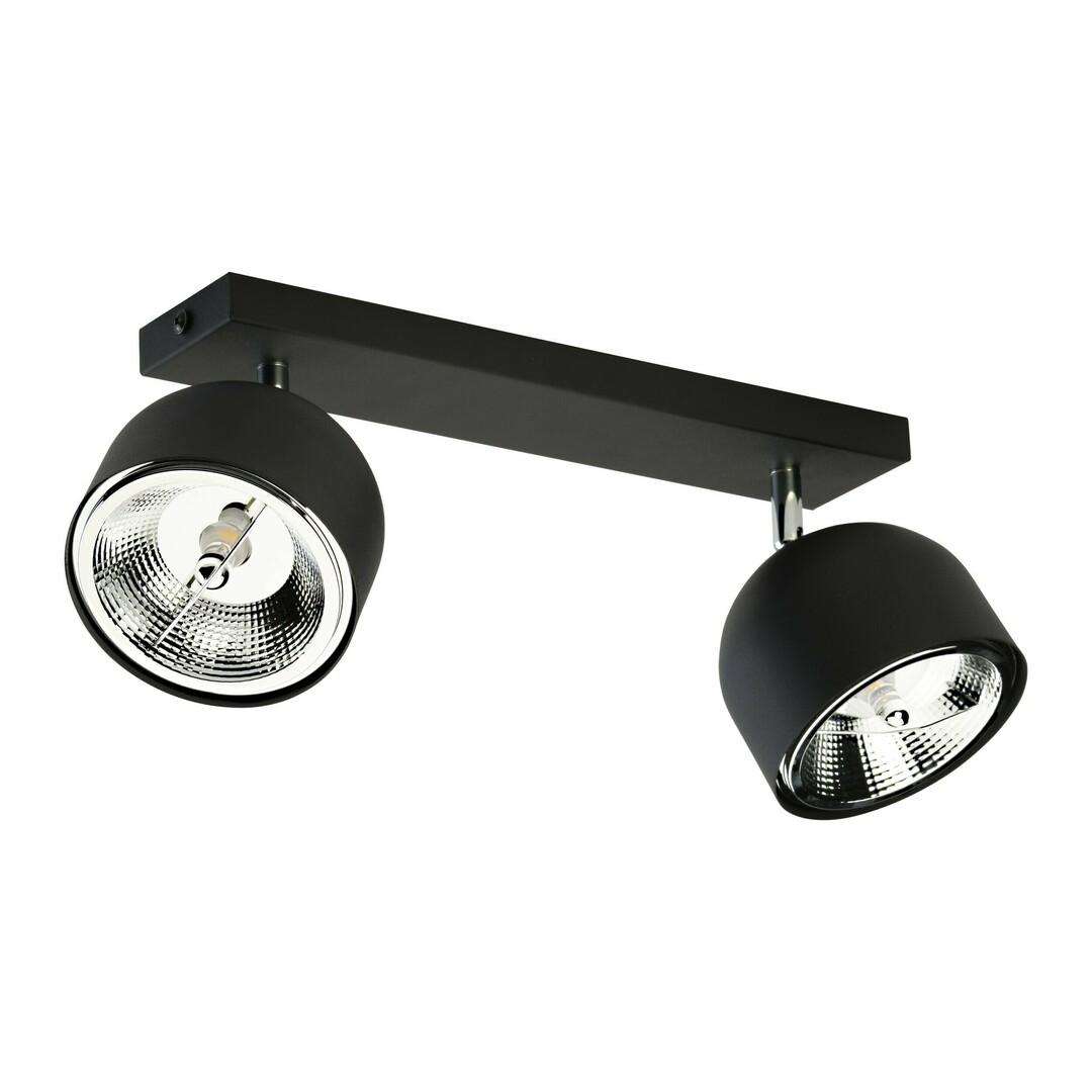 Altea Black Ceiling Lamp 2 Pł + Light Bulbs