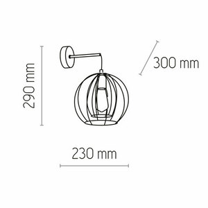 Jaula Wandleuchte 1 Pł small 3