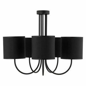 Torens Schwarze Deckenleuchte 5 Pł. small 1