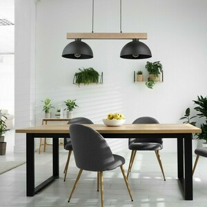 Oslo Schwarz Pendelleuchte 2 Pł small 1