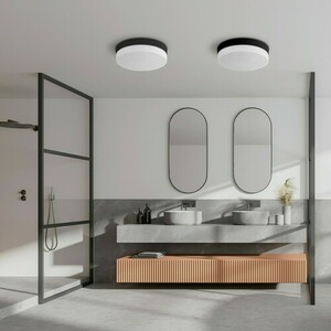 Pori Schwarz Badezimmer Plafond 2 Pł Ip 44 small 1