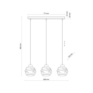 Zulia Pendelleuchte 3 Pł small 7