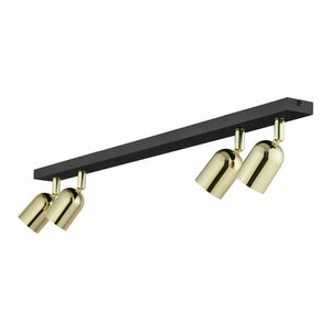 Top Schwarz Gold Deckenleuchte 4 Pł. small 3