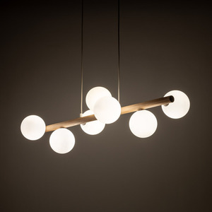 Estera Holz Pendelleuchte 7 Pł small 1
