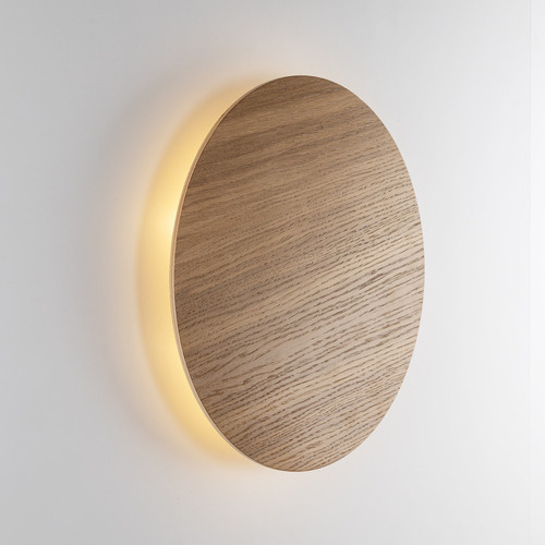Prüfen Luna Wood Eiche Wandleuchte 4