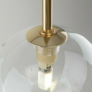 Nilos Schwarz / Gold Pendelleuchte 1 small 2