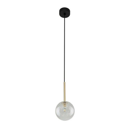 Prüfen Nilos Schwarz / Gold Pendelleuchte 1