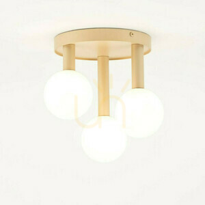 Deckenleuchte Sigma Perla 3-flammig goldbeige G9 33603 small 1