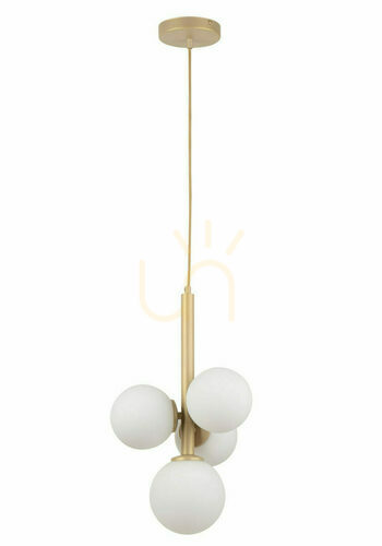 Prüfen Pendelleuchte Sigma Perla 4 Goldbeige 33606