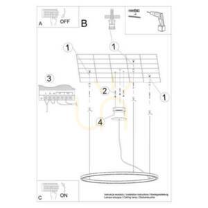 Kronleuchter RISA 120 schwarz LED 3000K Thoro 8 Kronleuchter RISA 120 schwarz LED 3000K Thoro small 8