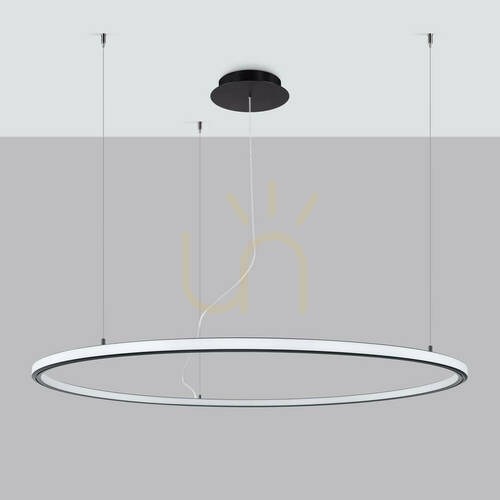 Prüfen Kronleuchter RISA 120 schwarz LED 3000K Thoro