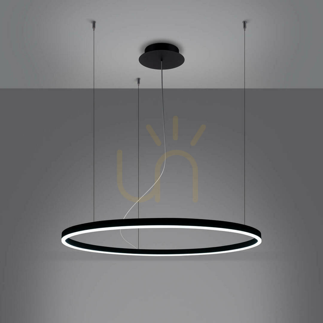 Aussicht Kronleuchter ODA 80 schwarz LED 3000K Thoro Kronleuchter ODA 80 schwarz LED 3000K Thoro