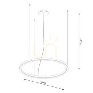 Kronleuchter ODA 80 schwarz LED 3000K Thoro 7 Kronleuchter ODA 80 schwarz LED 3000K Thoro small 7