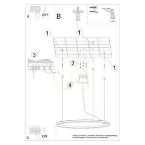 Kronleuchter ODA 80 schwarz LED 3000K Thoro 8 Kronleuchter ODA 80 schwarz LED 3000K Thoro small 8