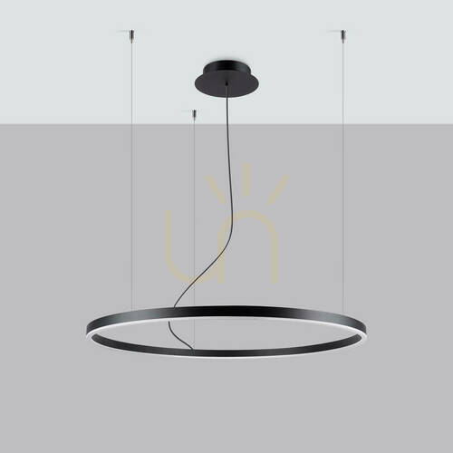 Prüfen Kronleuchter ODA 80 schwarz LED 3000K Thoro