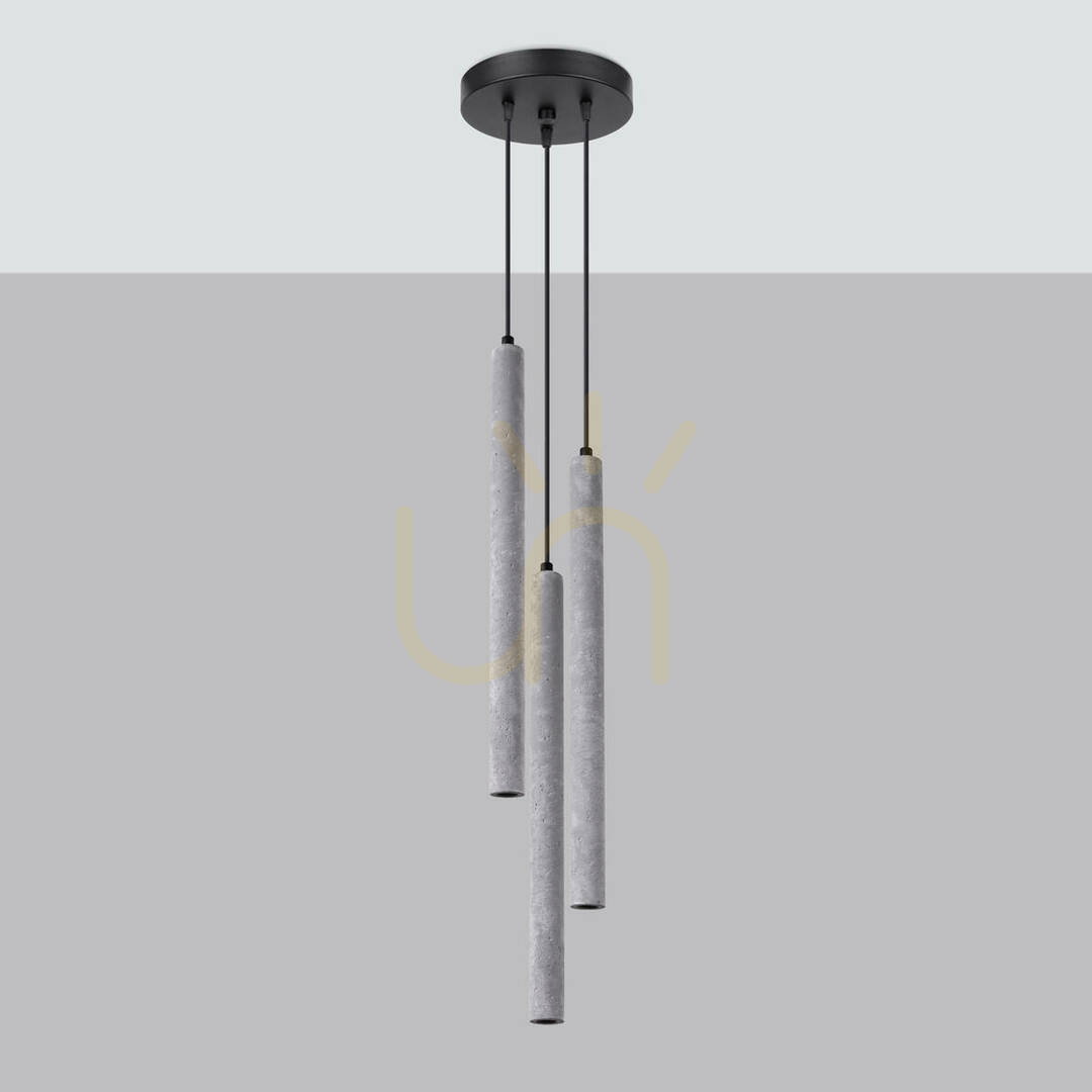 Pendelleuchten PASTELO 3P beton Sollux