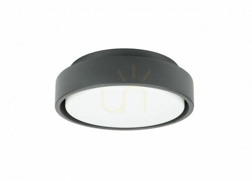 Prüfen Außen-Deckenleuchte SU-MA BN-OK200 LED 18W 20 cm rund dunkelgrau IP65
